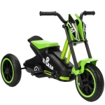 Qaba Kids Tricycle, Toddler Trike with Pedal for Indoor Outdoor Use, 3 Wheel Trike for Ages 18 to 36 Months Boys Girls, Green