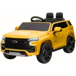 Aosom Electric Ride on Car 12V Kids Ride-on Toy, Yellow