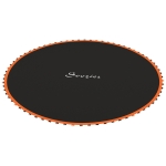 Soozier Trampoline Mat Replacement with Spring Pull Tool and 72 V-Hooks, Fits 12ft Trampoline, Using 5.5" Springs, Orange