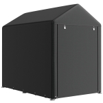 Outsunny 4 x 6ft Outdoor Storage Shed Tent, Portable Shed with Roll-up Door for Motorcycle, Bike, Garden Tools