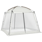 Outsunny 10' x 10' Screen House Room, UV50+ Screen Tent with 2 Doors and Carry Bag, Easy Setup, for Patios Outdoor Camping Activities
