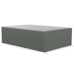 Outsunny Patio Furniture Cover for Outdoor Sectional Sofa Set Waterproof Windproof Oxford Fabric, 97" x 65" x 26", Dark Grey