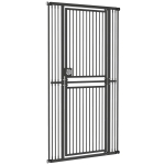 PawHut 71" Extra Tall Cat Gate,  29"-39" Wide Pet Gate with No Drilling, Narrow Spacing, Pull-Ring Latch, 2 Extension Kits