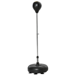 Soozier Reflex Bag with Stand, Freestanding Punching Bag Set with Speedball and Gloves, 52.4" -59.4" Adjustable Height