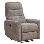 Wide Power Fabric Recliner with Adjustable Headrest and 30D Foam, Ergonomic Upholstered Chair for Living Room, 32'' L x 36"W x 43" H, Gray