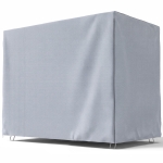 Outsunny Outdoor Patio Hammock Porch Swing Cover with UV, Water, & Dust Fighting Material, 81" x 49" x 65", Dark Gray