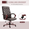Vinsetto faux leather executive home office chair wooden high back clearance