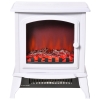 HOMCOM 22 Electric Fireplace Stove, Freestanding Electric