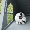 Pawhut 46" X 24" Wooden A-Frame Outdoor Rabbit Cage Small
