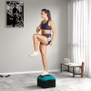Soozier 5-Level Height Adjustable Stepper, Aerobic Exercise Step Platform, 4" 6" 8" 10" 12", Blue