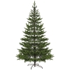 HOMCOM 9ft Artificial Sparse Christmas Tree with Steel Stand and 4306 Tips for Home Office Holiday