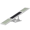 Altalena Per Cani PawHut Agility: Bascula In Legno Pre-oliato, Feltro Antiscivolo, Per Addestramento Equilibrio, Max 30 Kg
