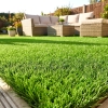 Outsunny Artificial Grass 10' x 3' (30 Square Feet), Fake Grass Turf with UV Protection, Drain Holes for Rain, Green