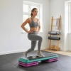 Soozier 4"/6"/8" Aerobic Stepper Exercise with Non-Slip Top for Home, Office, Indoor, Outdoor, Multicolour