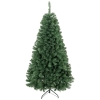 HOMCOM 6 ft Artificial Christmas Tree, Norway Spruce Tree, Hinged Xmas Tree with Metal Stand