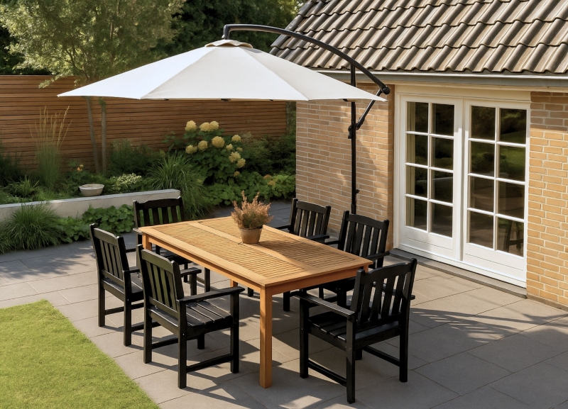 Stylish Outdoor Dining Under the Sun