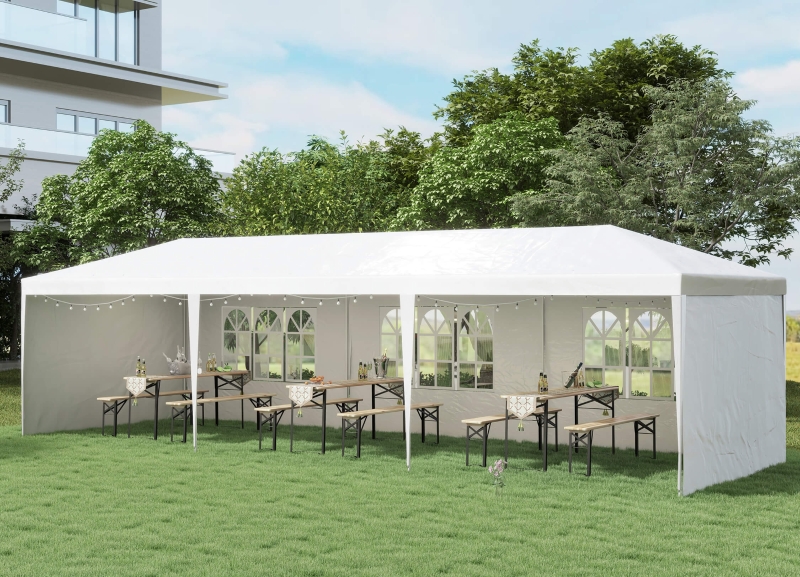 OnOFF  Outsunny 10' x 10' Pop Up Canopy Tent Gazebo with Removable