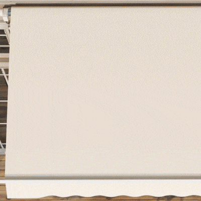 Outsunny 10' x 8' Manual Retractable Awning, Sun Shade Shelter Canopy, with Aluminum Frame and UV Protection for Patio Deck Yard Window Door, Beige