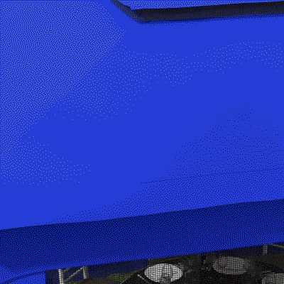 Outsunny 11' x 11' Outdoor Patio Gazebo with Zipper Netting, Blue