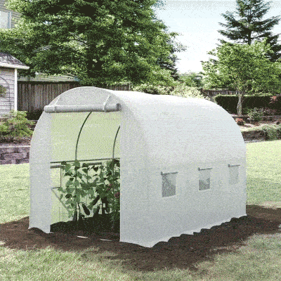 Outsunny 9.8' x 6.6' Heavy Duty Greenhouse Cover, White