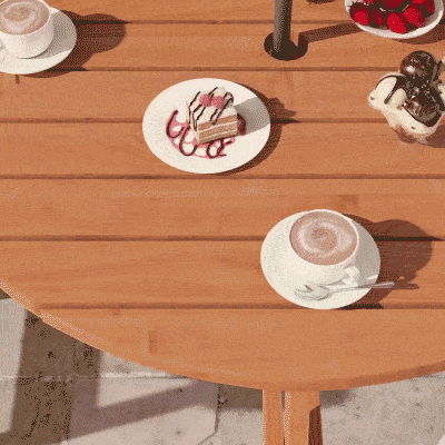 Outsunny 8 Seater Round Wooden Pub Bench & Picnic Table, Patio Dining Set for Outdoor Patio (Umbrella Not Included)