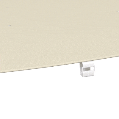 Pergola Canopy Replacement, Pergola Shade Cover for 10' x 10' Pergola (Outsunny 84C-038 Series), Beige