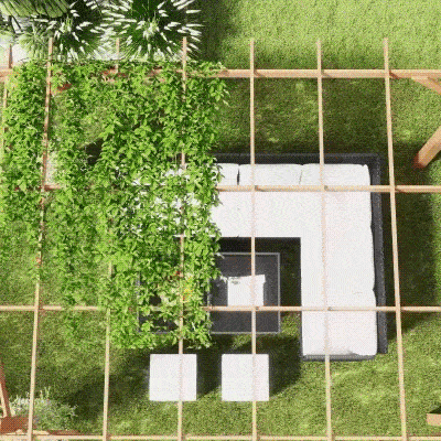 Outsunny 10' x 13' Wood Pergola, Outdoor Gazebo Grape Trellis for Climbing Plant Support, Garden, Patio, Backyard, Nature Wood