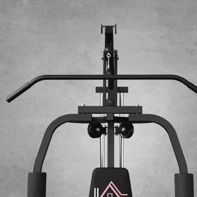 Soozier Home Gym Equipment, Multifunction Workout Machine with 99lbs Weight Stack for Back, Chest, Arm, Legs, and Full Body Workout